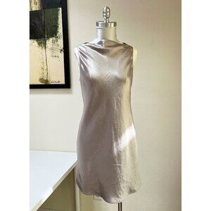 NWT Banana Republic Crinkle-Satin Shift Dress